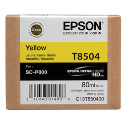 EPSON - Epson T8504-C13T850400 Sarı Orjinal Kartuş