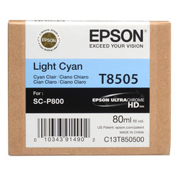EPSON - Epson T8505-C13T850500 Açık Mavi Orjinal Kartuş