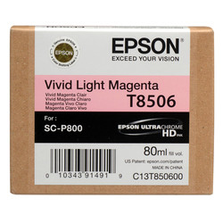 Epson T8506-C13T850600 Açık Kırmızı Orjinal Kartuş - Thumbnail