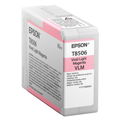 Epson T8506-C13T850600 Açık Kırmızı Orjinal Kartuş - Thumbnail