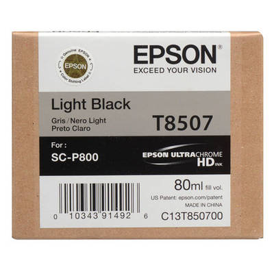 Epson T8507-C13T850700 Açık Siyah Orjinal Kartuş