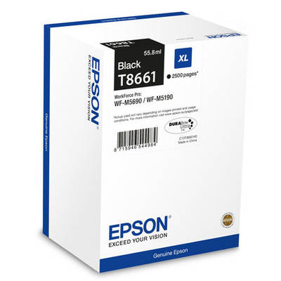 Epson T8661XL-C13T866140 Siyah Orjinal Kartuş - 1