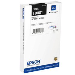 Epson T9081-C13T908140 Black Original Cartridge - EPSON