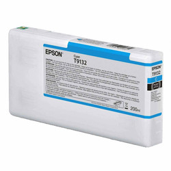 EPSON - Epson T9132-C13T913200 Mavi Orjinal Kartuş