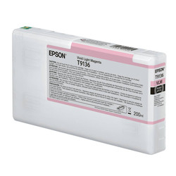 EPSON - Epson T9136-C13T913600 Açık Kırmızı Orjinal Kartuş