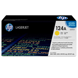 HP - Hp 124A-Q6002A Sarı Orjinal Toner