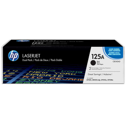 HP - Hp 125A-CB540AD Siyah Orjinal Toner İkili Paket