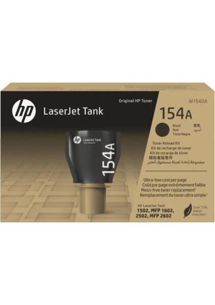 HP 154A-W1540A Black Original Toner - 1