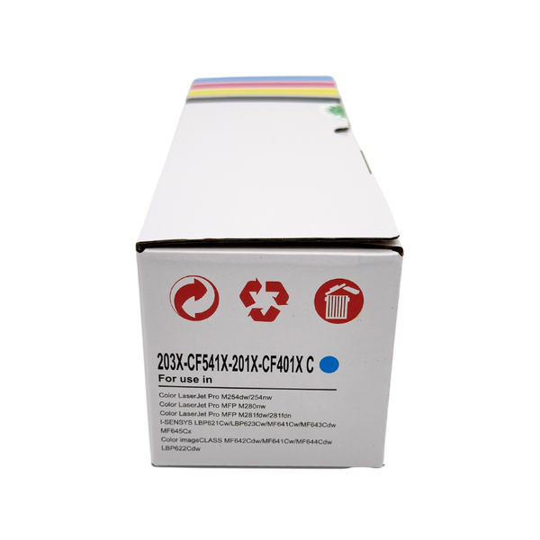 Hp 203X-CF541X Cyan Compatible Toner High-Power - 3