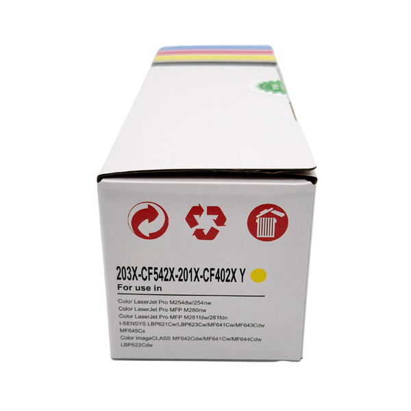 Hp 203X-CF542X Yellow Compatible Toner High-Power - 3