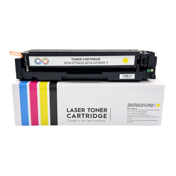 Hp 203X-CF542X Yellow Compatible Toner High-Power - 4