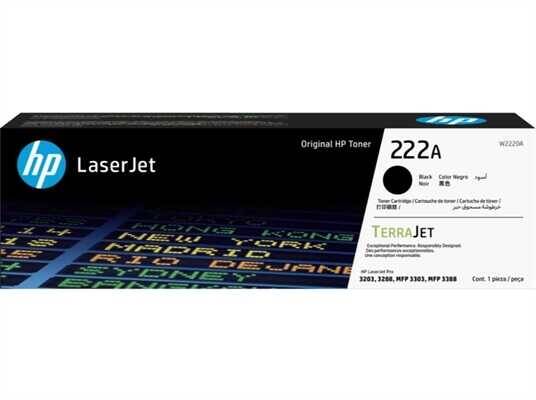HP 222A-W2220A Siyah Orijinal Toner - 1