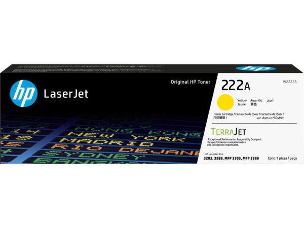 HP 222A-W2222A Sarı Orijinal Toner - 1