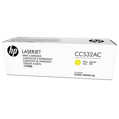 Hp 304A-CC532A Yellow Original Toner - 1