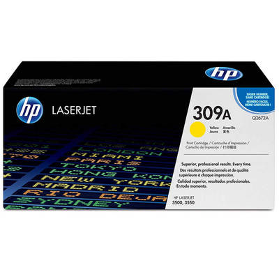 Hp 309A-Q2672A Sarı Orjinal Toner