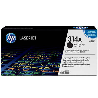 Hp 314A-Q7560A Black Original Toner - 1