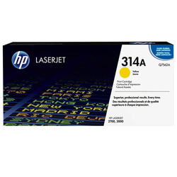 HP - Hp 314A-Q7562A Sarı Orjinal Toner