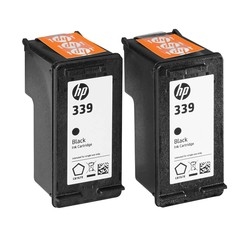 Hp 339-C9504EE Siyah Orjinal Kartuş 2Li Paket - Thumbnail