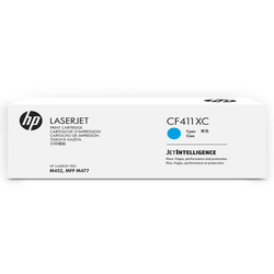 HP - Hp 410XC-CF411XC Mavi Orjinal Toner Yüksek Kapasiteli