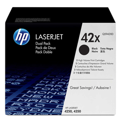 HP - Hp 42X-Q5942XD Orjinal Toner Yüksek Kapasiteli İkili Paket