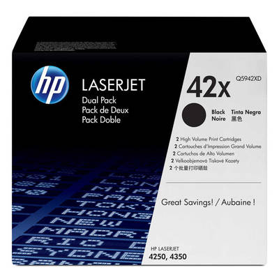 Hp 42X-Q5942XD Orjinal Toner Yüksek Kapasiteli İkili Paket