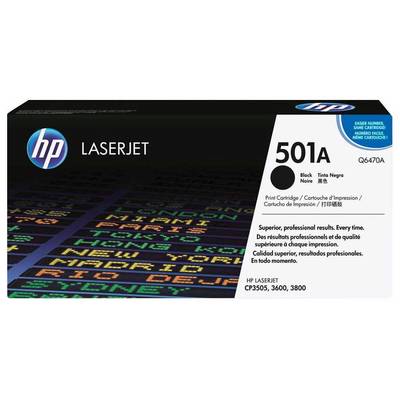 Hp 501A-Q6470A Siyah Orjinal Toner