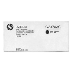 HP - Hp 501A-Q6470AC Siyah Orjinal Toner