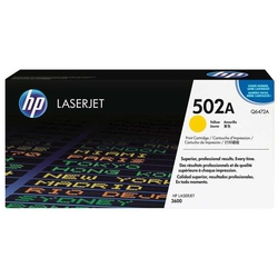Hp 502A-Q6472A Yellow Original Toner - HP