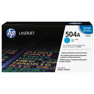 Hp 504A-CE251A Mavi Orjinal Toner