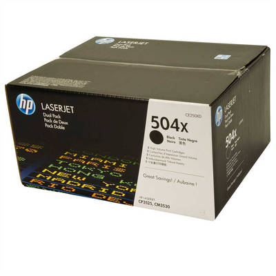 Hp 504X-CE250X Siyah Orjinal Toner Yüksek Kapasiteli