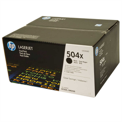 HP - Hp 504X-CE250XD Siyah Orjinal Toner Yüksek Kapasiteli İkili Paket