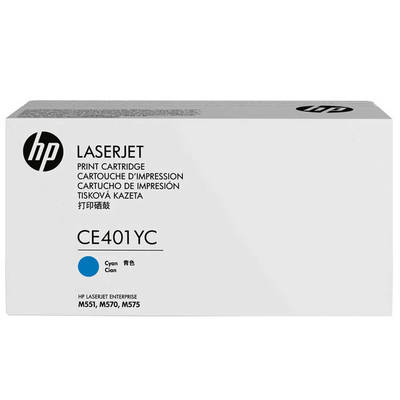 Hp 507A-CE401YC Cyan Original Toner - 1