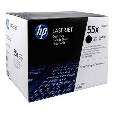 Hp 55X-CE255XD Orjinal Toner Yüksek Kapasiteli İkili Paket