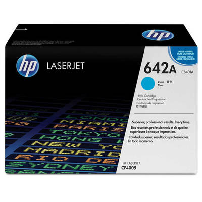 Hp 642A-CB401A Cyan Original Toner - 1