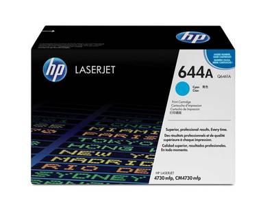 Hp 644A-Q6461A Cyan Original Toner - 1