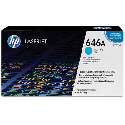 Hp 646A-CF031A Cyan Original Toner - 1