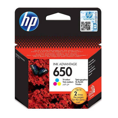 Hp 650-CZ102AE Renkli Orjinal Kartuş