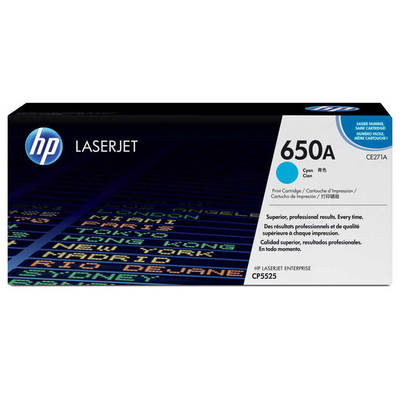 Hp 650A-CE271A Cyan Original Toner - 1
