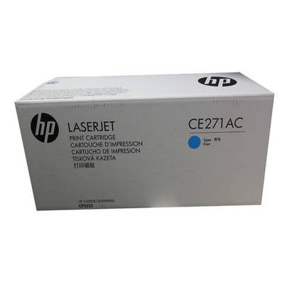 Hp 650A-CE271AC Cyan Original Toner - 1