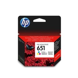 Hp 651-C2P11AE Renkli Orjinal Kartuş - Thumbnail