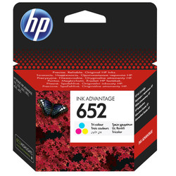 Hp 652-F6V24AE Renkli Orjinal Kartuş - Thumbnail