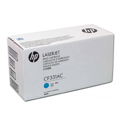 Hp 654A-CF331A Cyan Original Toner - 1
