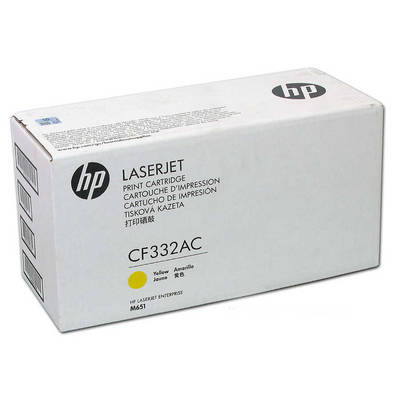 Hp 654A-CF332AC Yellow Original Toner - 1