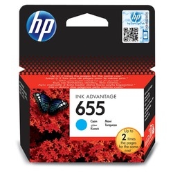 HP - Hp 655-CZ110AE Mavi Orjinal Kartuş