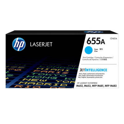 Hp 655A-CF451A Cyan Original Toner - 1