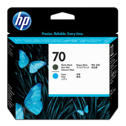 HP - Hp 70-C9404A Orjinal Mat Siyah Ve Mavi Baskı Kafası