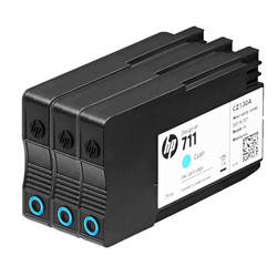 Hp 711-CZ134A Cyan Original Cartridge 3Lü Paket - 2