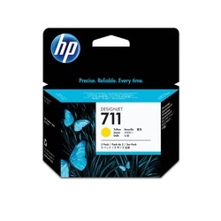 HP - Hp 711-CZ136A Sarı Orjinal Kartuş 3Lü Paket