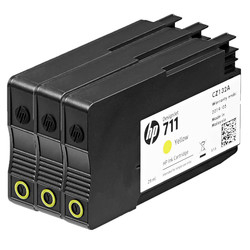 Hp 711-CZ136A Yellow Original Cartridge 3Lü Paket - 2