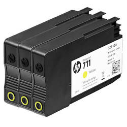 Hp 711-CZ136A Yellow Original Cartridge 3Lü Paket - 2